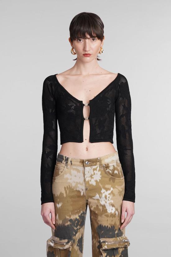  블루마린 가디건 블랙