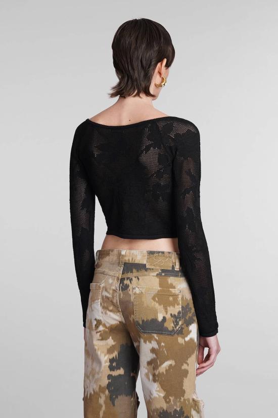  블루마린 가디건 블랙 - BLUMARINE