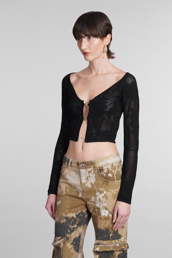  블루마린 가디건 블랙 - BLUMARINE