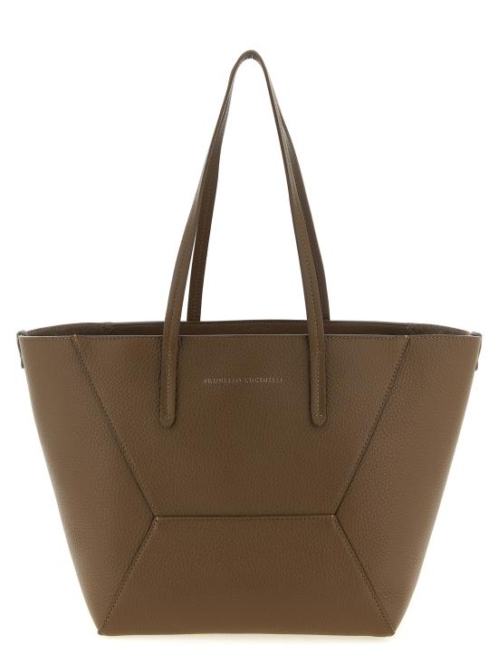 26SS 브루넬로 쿠치넬리 토트백 MBDKD2573C9357 Brown