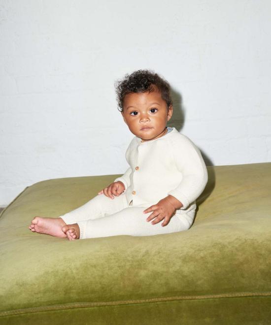  [키즈] Vild House of Little 풀오버 빌드 하우스 오브 리틀 오가닉 니트 가디건 에크루