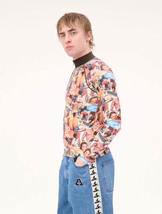  까르네 볼렌떼 긴팔 셔츠 Carne Bollente 킨키 카디오 탑 - CARNE BOLLENTE