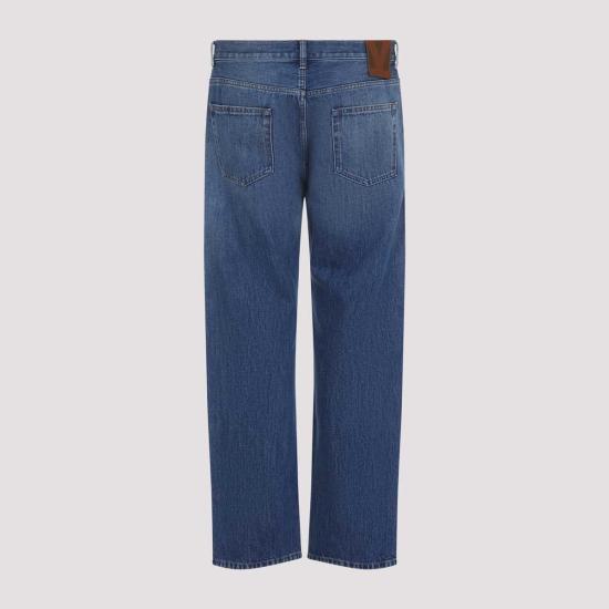  발렌티노 가라바니 데님 팬츠 발렌티노 데님 5 타셰 진 미디엄 블루 데님 - VALENTINO GARAVANI