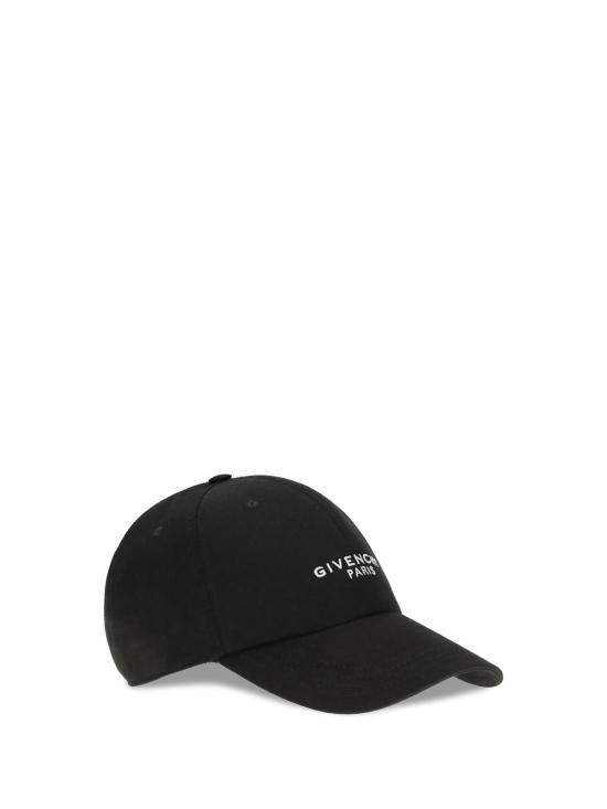  지방시 모자 로고 베이스볼 햇 블랙 - GIVENCHY