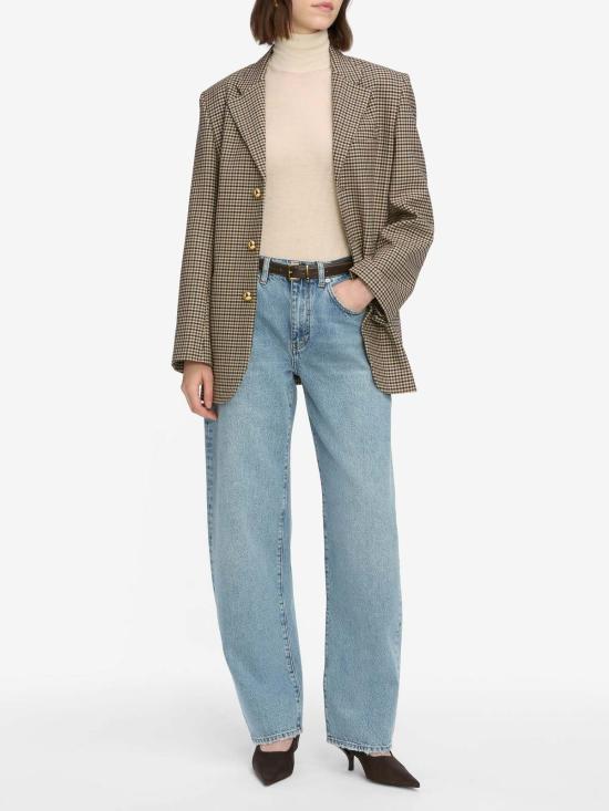  프레임 데님 팬츠 로우 슬렁 배럴 진 인형의 집 - FRAME