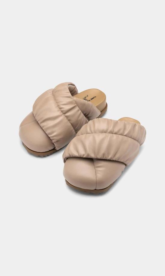  유메유메 뮬/슬리퍼 유메 유메 텐트 뮬 베이지 - YUME YUME