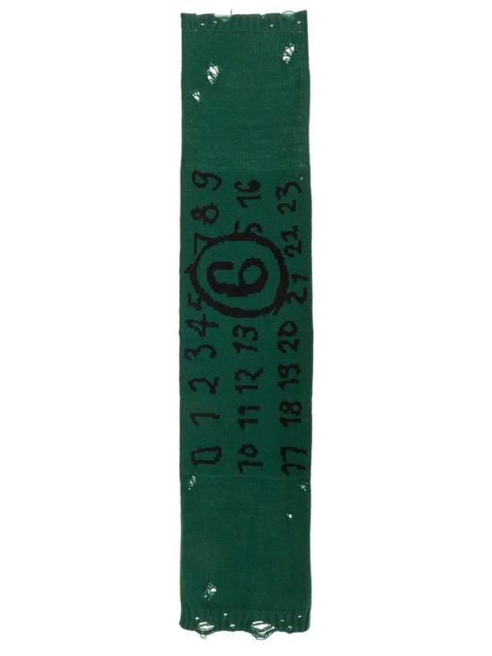  MM6 메종마르지엘라 머플러/스카프 Mm6 메종 마르지엘라 코튼 스카프 그린