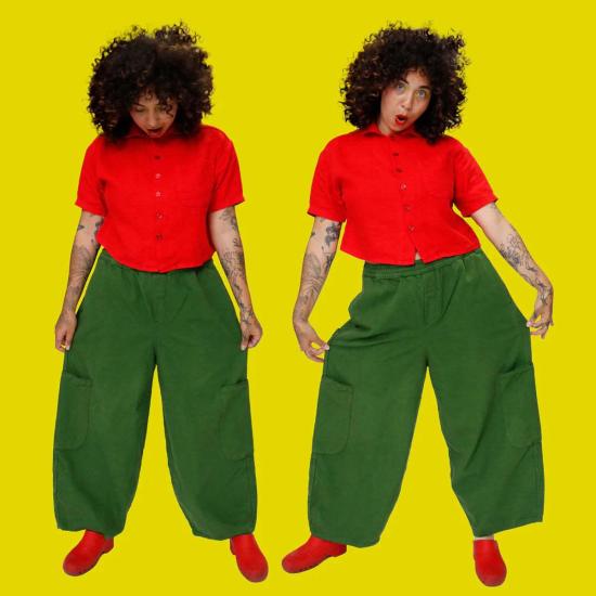  밀스 크롭 팬츠 - MEALS