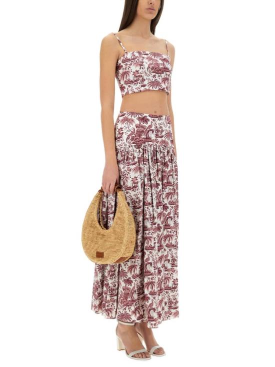  스타우드 민소매 티셔츠 페데리코 탱크탑 보르도 - STAUD