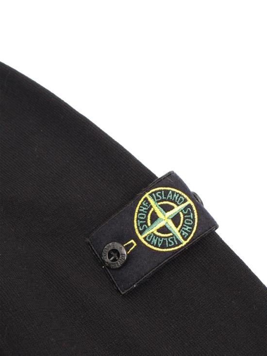  [키즈] 스톤 아일랜드 풀오버 키즈  스웨터 블랙 - STONE ISLAND