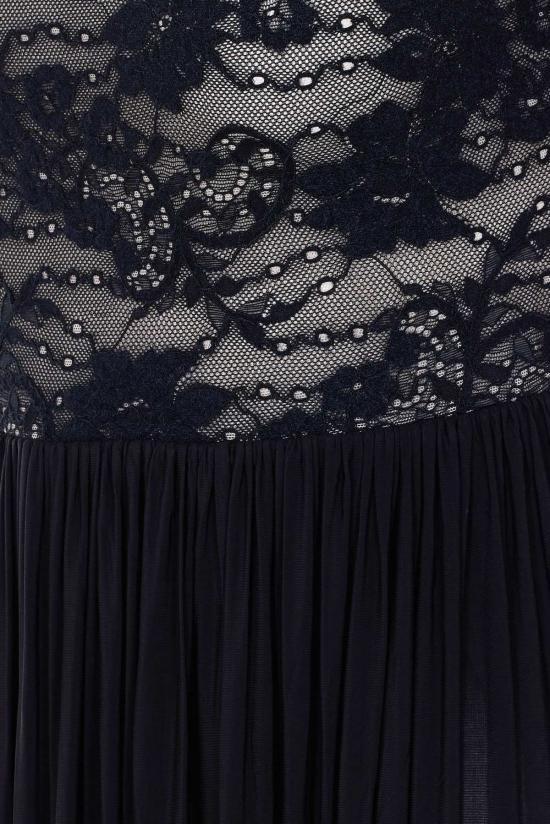  짐머만 롱 원피스 리벨리온 레이스 디테일 드레스 블랙 - ZIMMERMANN