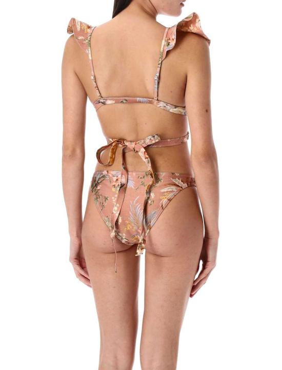  짐머만 원피스 수영복 지머만 탤로우 수영복 트로피컬 오아시스 핑크 - ZIMMERMANN