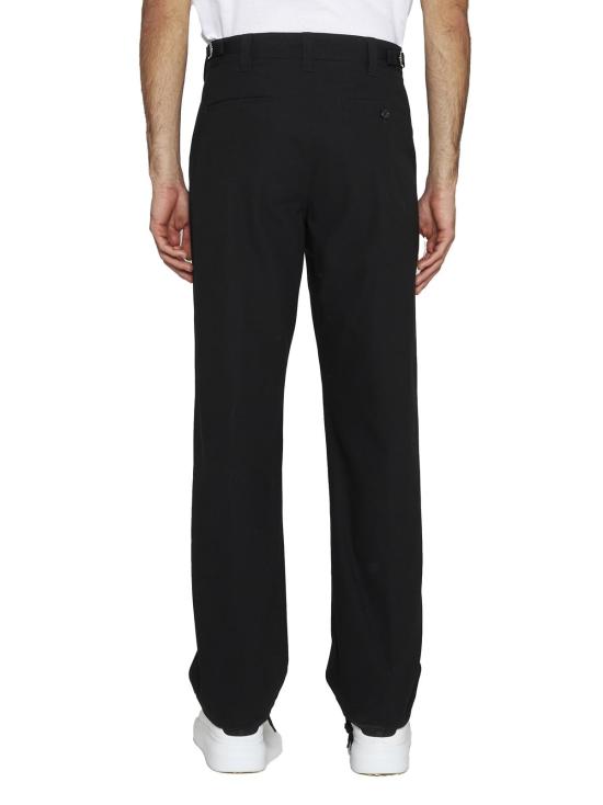  알렉산더 맥퀸 스트레이트 팬츠 워크웨어  블랙 - ALEXANDER MCQUEEN