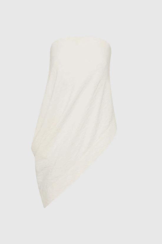  세인트아그니 블라우스 세인트 아그니 클라우드 아심 드레이프 탑 오프 화이트 - ST.AGNI