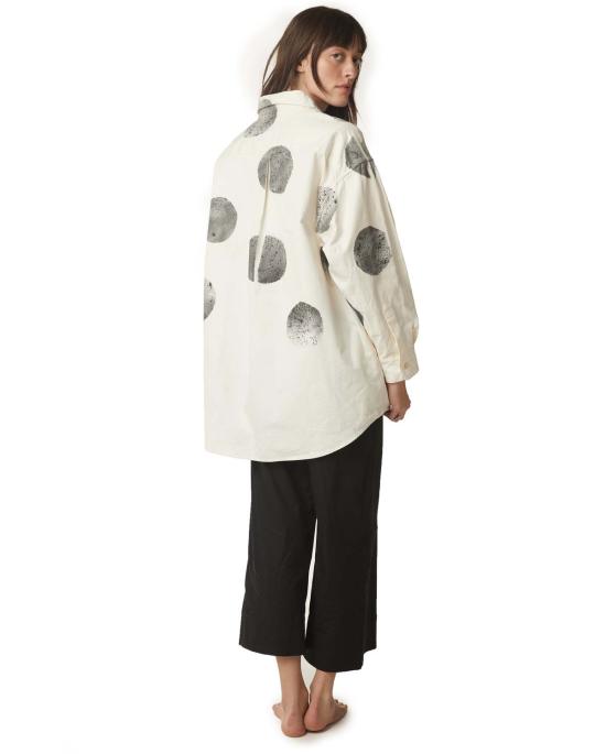  LWN 셔츠 Lwn Oz 셔츠 본 스프레이 도트 - LWN