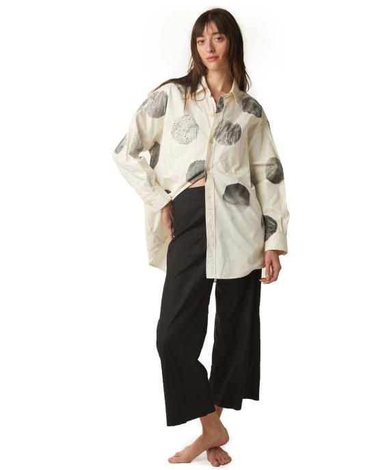  LWN 셔츠 Lwn Oz 셔츠 본 스프레이 도트 - LWN