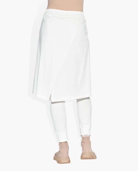  THE CELECT 스트레이트 팬츠 셀렉트 2D 스커트 팬츠 저지 화이트 - OTHER BRANDS