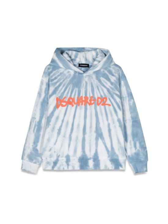  [키즈] 디스퀘어드2 풀오버 키즈 Dsquared2 슬라우치핏 로고 후드티 멀티컬러