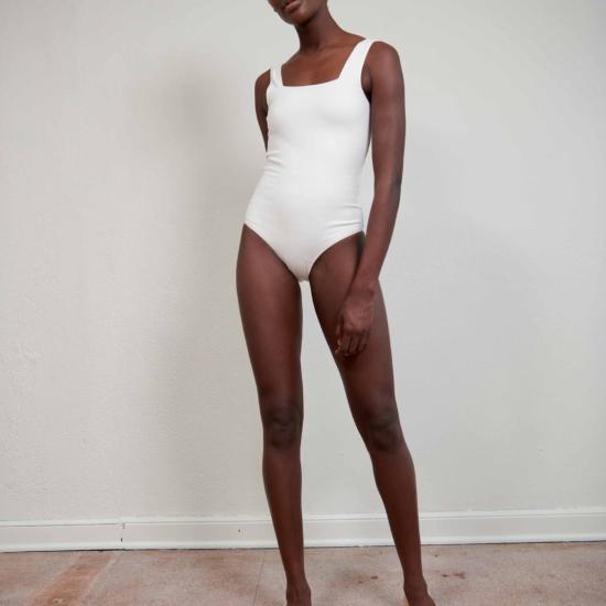  마리아 스탠리 바디수트 티셔츠 보디수트 보디수트