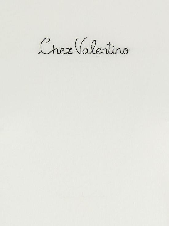 발렌티노 가라바니 반팔 티셔츠 Valentino Garavani Chez Valentino 티셔츠 화이트 - VALENTINO GARAVANI