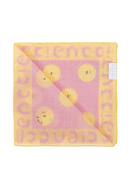  구찌 머플러/스카프 스마일링 선 스카프 핑크 - GUCCI