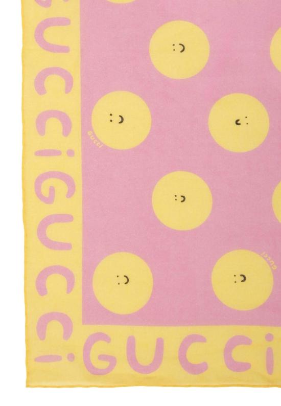  구찌 머플러/스카프 스마일링 선 스카프 핑크 - GUCCI