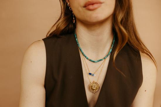  시에라 윈터 주얼리 목걸이/팬던트 카탈리나 목걸이 골드 베르메일 - SIERRA WINTER JEWELRY