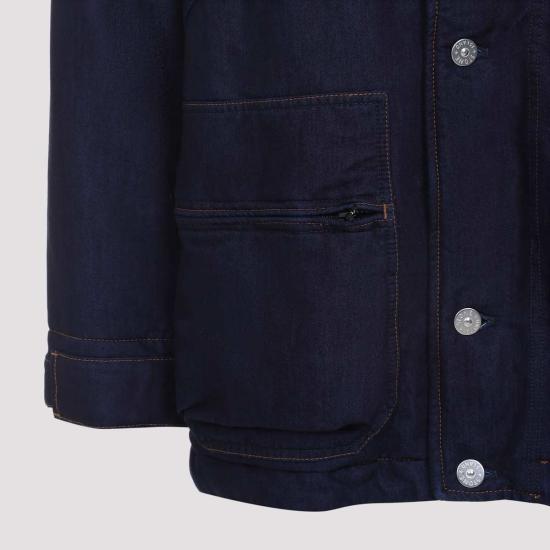  스톤 아일랜드 자켓 아우터 재킷 블루 린스 - STONE ISLAND