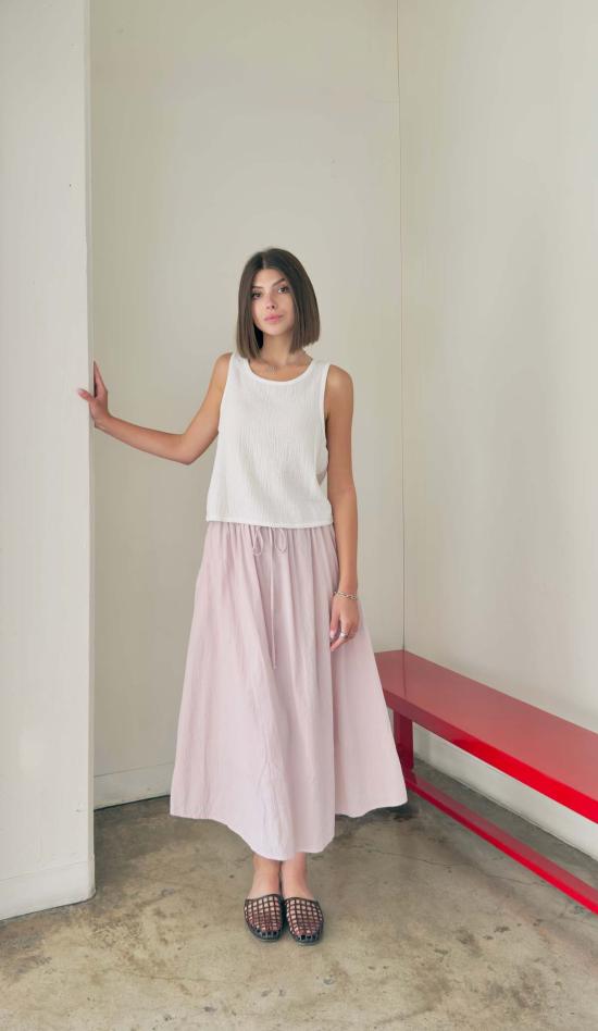  잇이즈웰 LA 미디 스커트 잇 이즈 웰 L.A. 에브리데이 스커트 - IT IS WELL L.A.