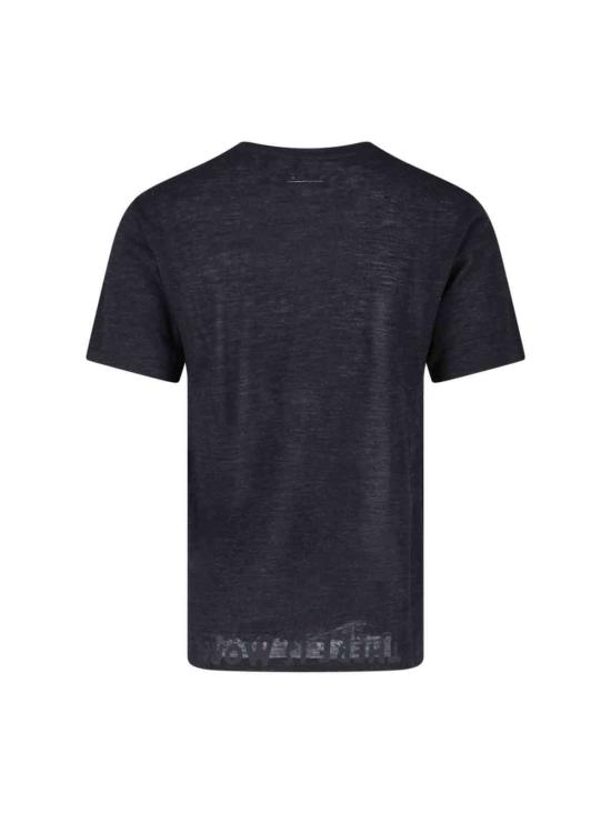  MM6 메종마르지엘라 반팔 티셔츠 Mm6 메종 마르지엘라 로고 티셔츠 블랙 - MM6 MAISON MARGIELA