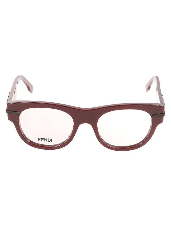  펜디 안경 로고 엠보싱 원형 프레임  069