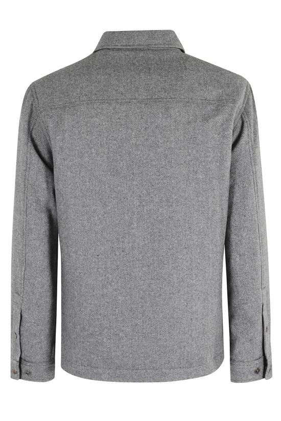  울리치 자켓 울 체크 알래스칸 셔츠 재킷 헤링본 그레이 - WOOLRICH