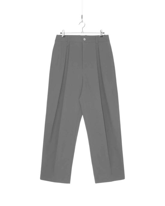  FAVRICS 수트 팬츠 패브릭스 블랙 케어프리 투턱 와이드 레그