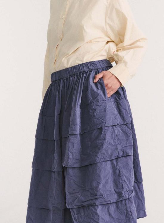  케이시 케이시 미디 스커트 호라이즌  블루 - CASEY CASEY