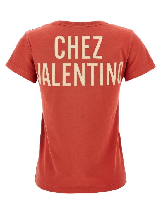 발렌티노 가라바니 반팔 티셔츠 팬서 레이디 티셔츠 레드 - VALENTINO GARAVANI