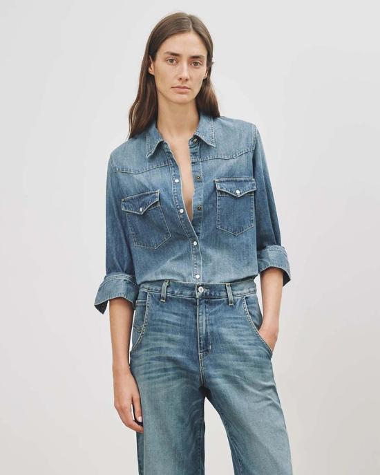  Noli 데님 셔츠 닐리 로탄 트래비스 셔츠