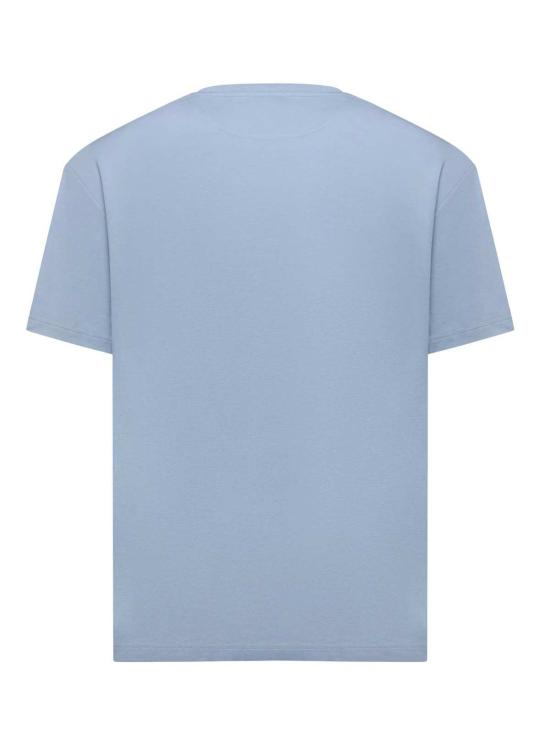  에트로 반팔 티셔츠 로고 프린트 코튼 티셔츠 - ETRO