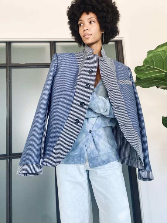  예세이트 가디건 예사엣 지오드 식물성 염색 100% 캐시미어 V넥 - YESAET