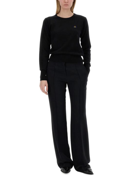  비비안웨스트우드 긴팔 티셔츠 비비안 웨스트우드 비 셔츠 블랙 - VIVIENNE WESTWOOD