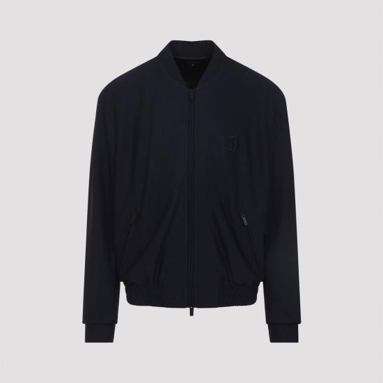  조르지오 아르마니 자켓 블루종 재킷 다크 네이비 - GIORGIO ARMANI