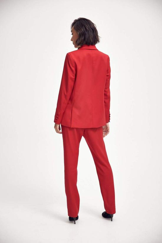  Lindsay Nicholas New York 스트레이트 팬츠 린지 니콜라스 뉴욕 엘리자베스 트라우저 클래식 레드 - OTHER BRANDS