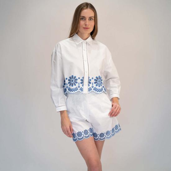  Loretta Caponi 셔츠 Assia 셔츠 마게리트 - LORETTA CAPONI