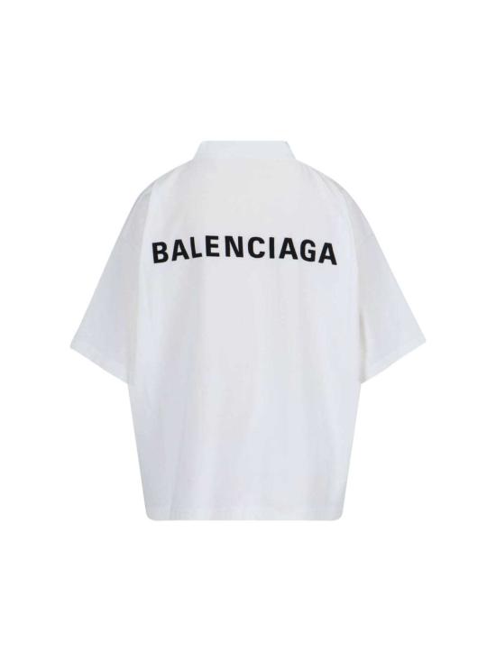  발렌시아가 반팔 티셔츠 크루넥 티셔츠 - BALENCIAGA