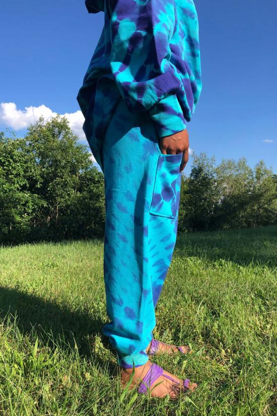  Abacaxi 스트레이트 팬츠 아바카시 오션 타이다이 조거팬츠