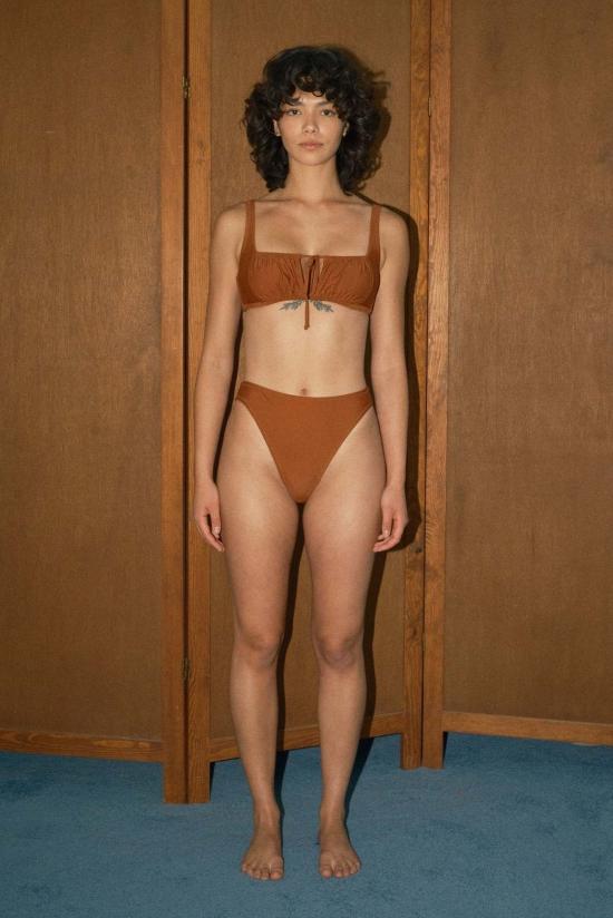  갈라마르 비키니 수영복 프렌치 브리프 테라코타 - GALAMAAR