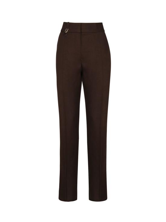  자크뮈스 스트레이트 팬츠 티보 다크 브라운 팬츠