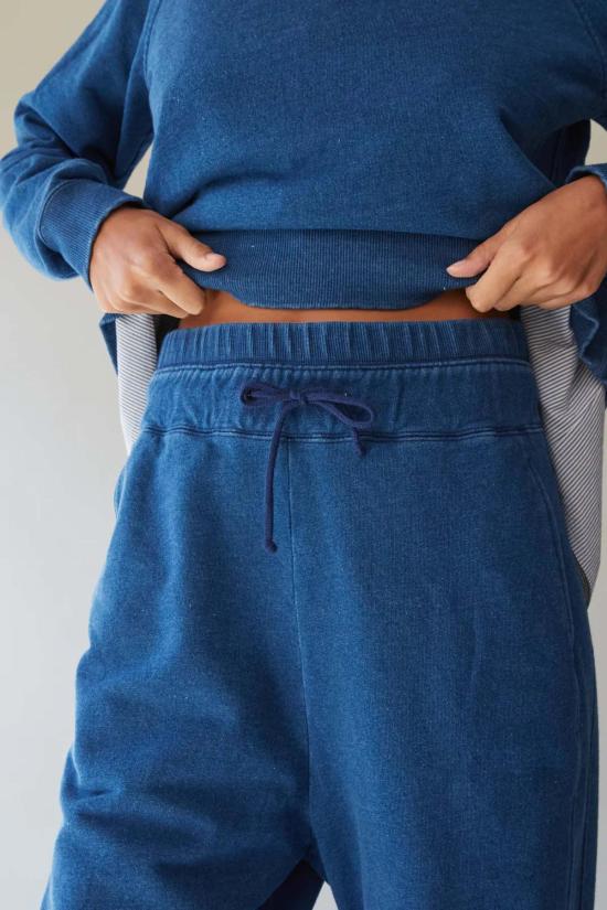  Caron Callahan 스트레이트 팬츠 캐론 캘러핸 헬렌 스웨트팬츠 인디고 - OTHER BRANDS