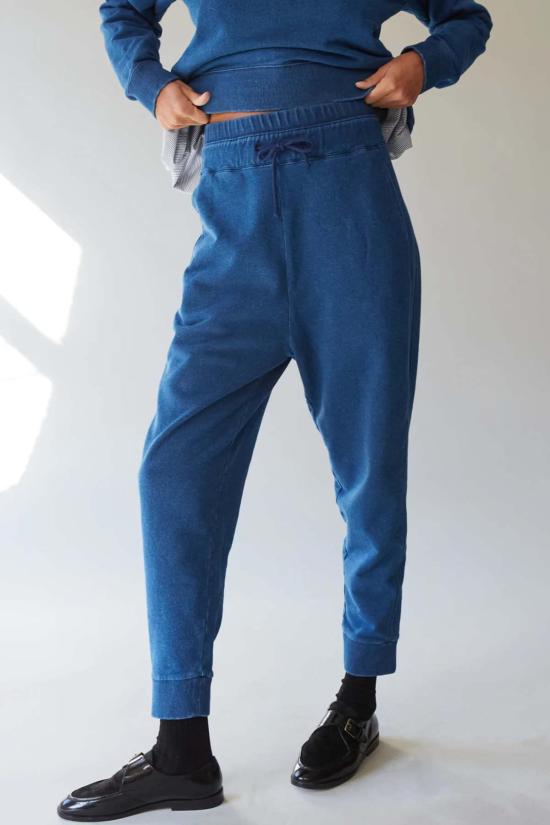  Caron Callahan 스트레이트 팬츠 캐론 캘러핸 헬렌 스웨트팬츠 인디고