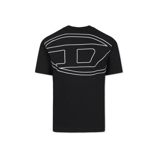  [키즈] 디젤 트레이닝 상의 어린이용  티셔츠 블랙