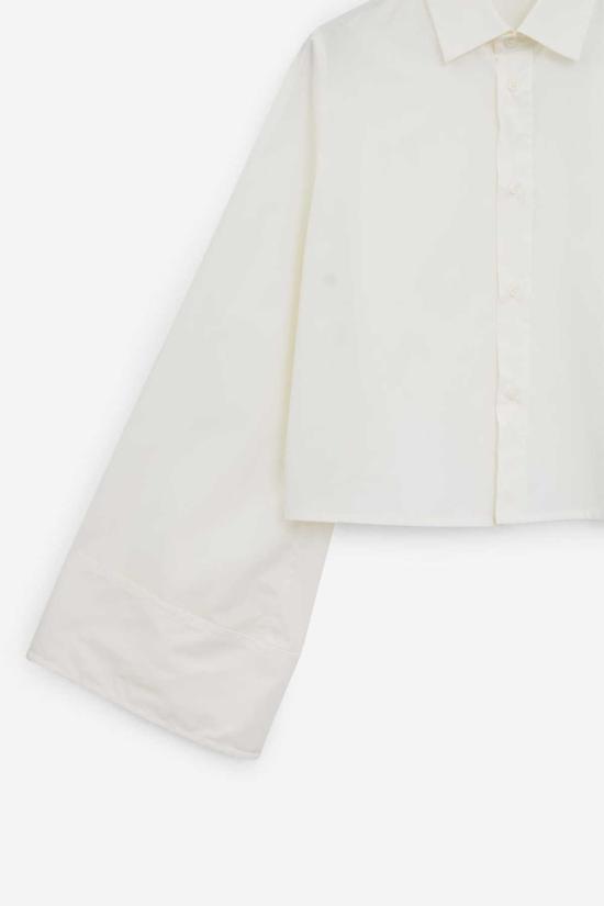  MM6 메종마르지엘라 블라우스 Mm6 메종 마르지엘라 코튼 셔츠 화이트 - MM6 MAISON MARGIELA